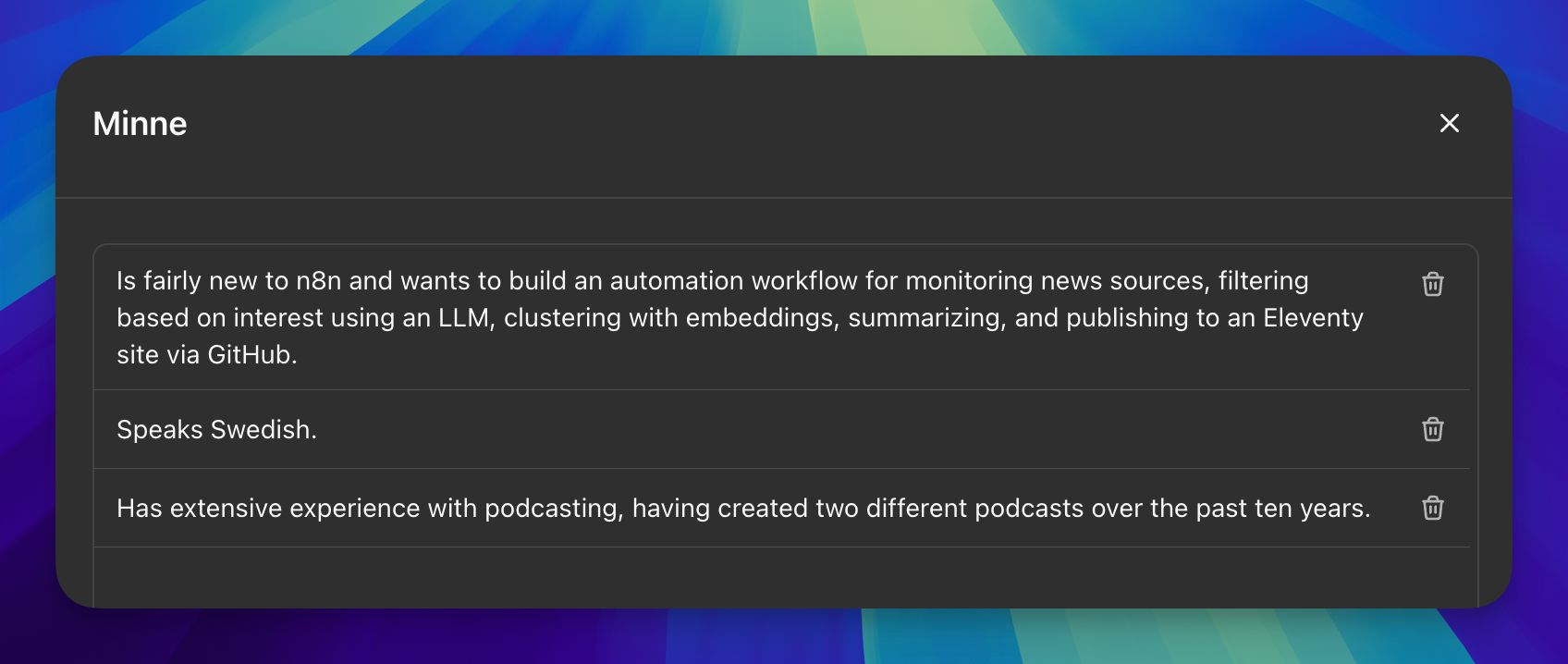 Genom att spara undan information får chattbottarna långtidsminne.